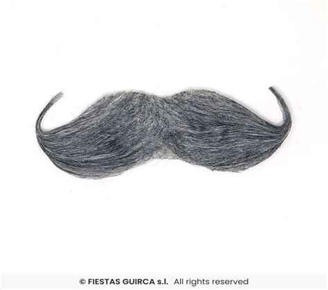 rajzolt bajusz szürke színnel