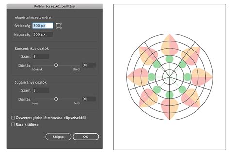 Adobe Illustrator téglalap alakú rács eszköz