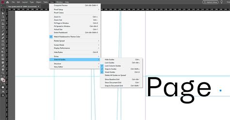 InDesign segédvonalak és rácsok elrendezéshez