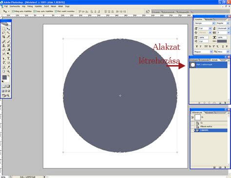A Photoshop alakzat eszközei