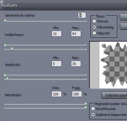Illusztráció a Fényhatások szűrő felületéről Photoshop CS6-ban