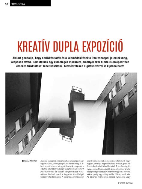 Kettős expozíció kamerabeállítások