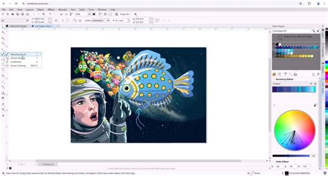 CorelDRAW Web felület