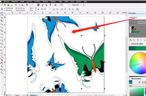 CorelDRAW színátmenetes kitöltés beállítása