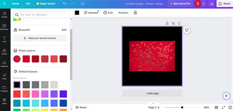Canva Magic Resize interface
