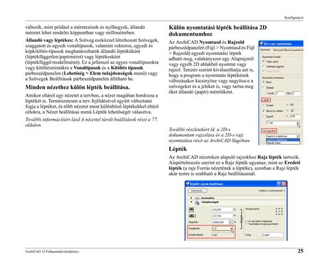 Archicad gerenda felületek beállítása