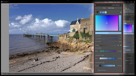 Lightroom Point Color funkció használata
