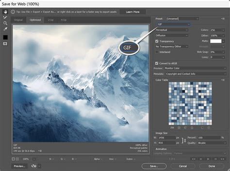 Képkontúrozás panel a Photoshopban