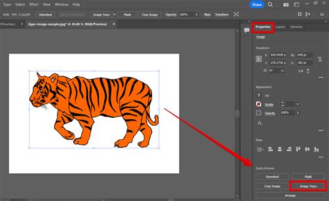 Adobe Illustrator Image Trace funkció