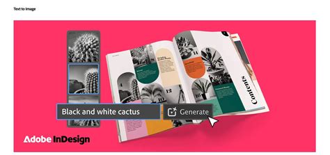 InDesign generatív kitöltés példa