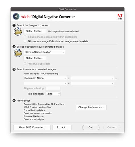 Az Adobe DNG Converter logója