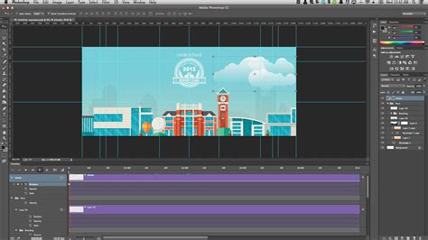 Photoshop timeline ablak videószerkesztéshez