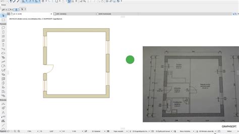 Archicad falak és tető metszéspontjai