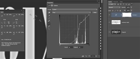Életlen maszk párbeszédablak Photoshopban