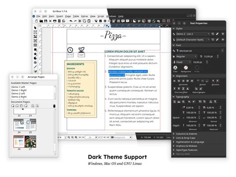 Scribus kiadványszerkesztő szoftver