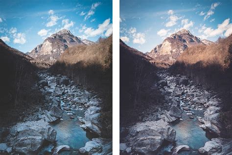Split toning example in Lightroom, showing warm highlights and cool shadows