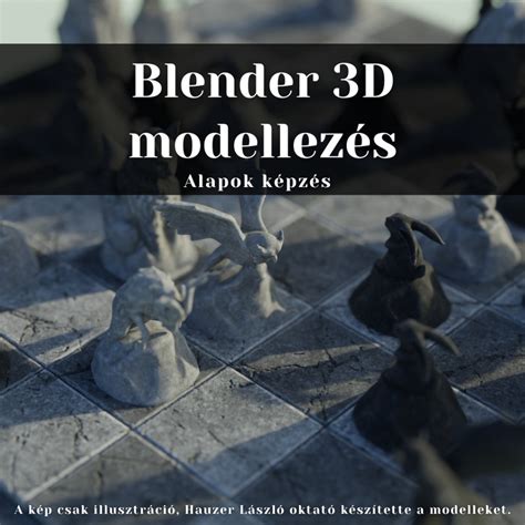 Blender 3D modellezés példa