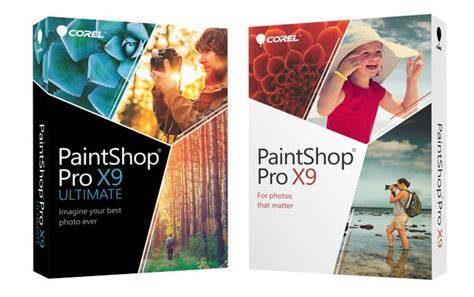Corel PaintShop Pro X9 felhasználói felület