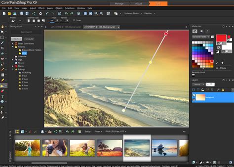 Corel PaintShop Pro X9 új funkciók ikonok