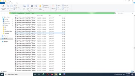 Windows Temp mappa