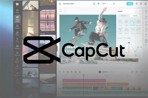 CapCut alkalmazás felület