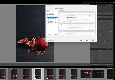 Lightroom kép méretezés beállítások