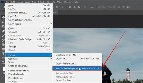 A Photoshop File menüjének áttekintése