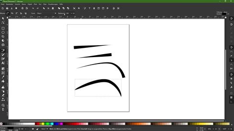 Inkscape Bézier görbék használata pohár rajzolásához