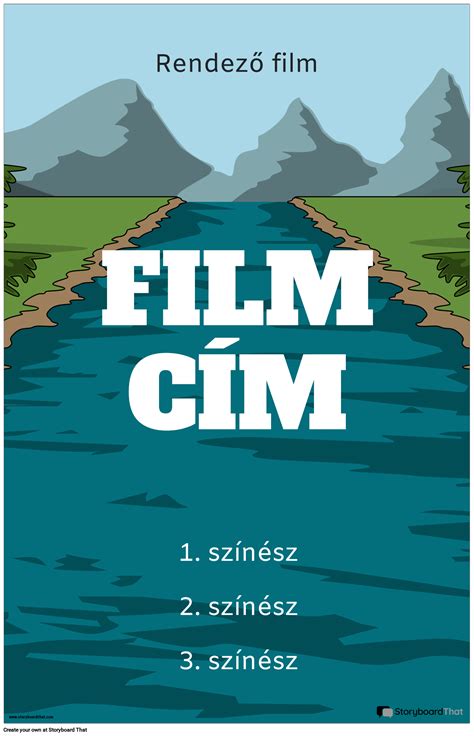 Filmplakát kompozíció