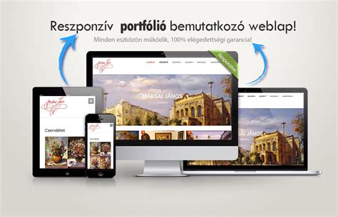 Példa weboldal grafika Photoshopban
