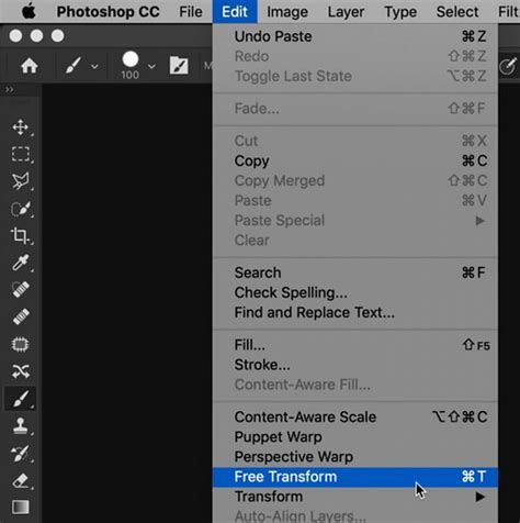 Photoshop Free Transform Tool
