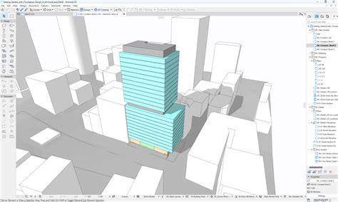 Archicad 3D modell és dokumentáció kapcsolat