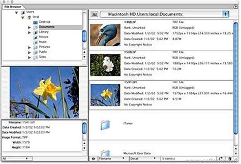 File Browser funkció a Photoshop 7.0-ban
