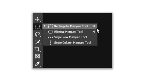 Rectangular Marquee Tool használata