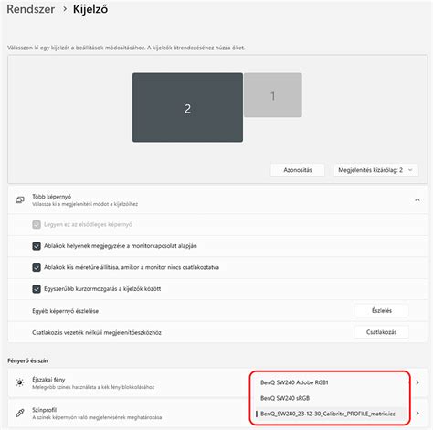 Színprofilok és munkaterületek beállítása a Photoshopban