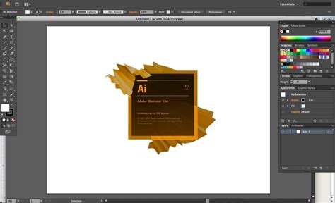 Adobe Illustrator Kép vágása eszköz