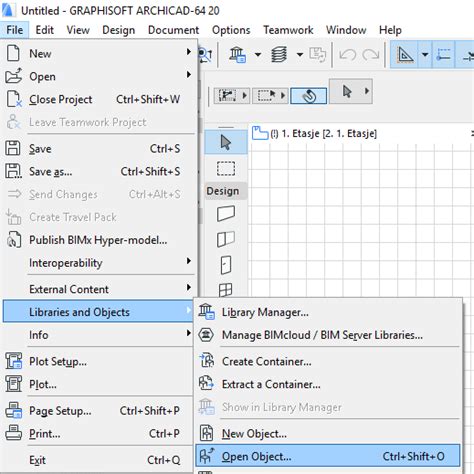 Archicad exportálás OBJ formátumba