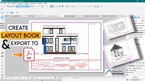 Archicad PDF export és import folyamat