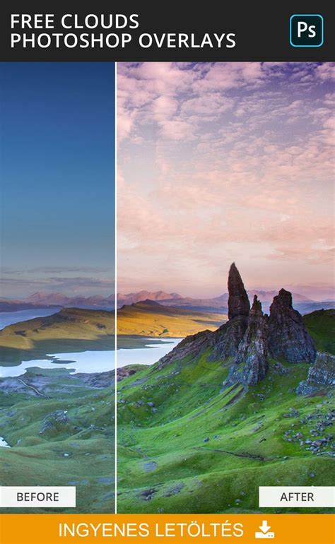 Photoshop Felhők szűrő ismételt alkalmazása