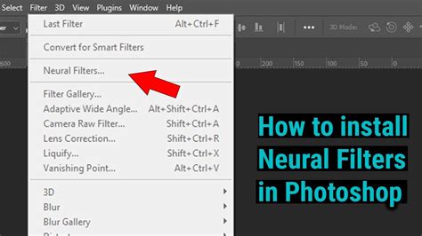 Illusztráció a Neural Filters felületéről