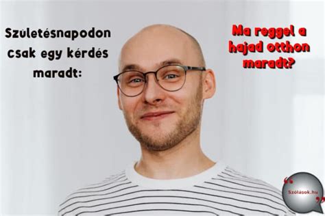 Különböző vicces kopasz frizurák és matricák