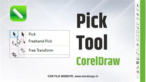 CorelDRAW Pick Tool és kijelölő négyzetek