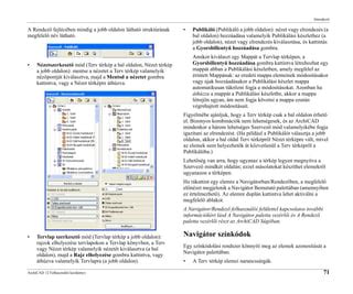 Archicad fal szerkesztő felület