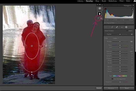 Lightroom Masking felület