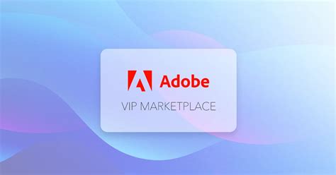 Adobe VIP Marketplace felület