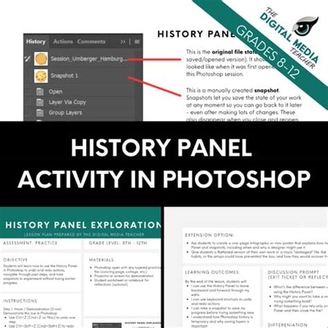 History Panel a Photoshopban