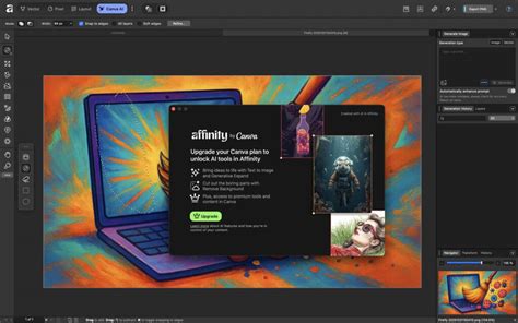 Billentyűparancsok összehasonlítása Affinity Photo és Photoshop között