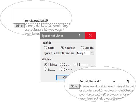 InDesign táblázat fejléc és lábléc beállításai
