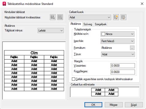 InDesign táblázat cellastílusok alkalmazása