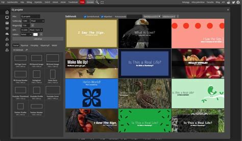 CorelDRAW felület képszerkesztő funkciókkal